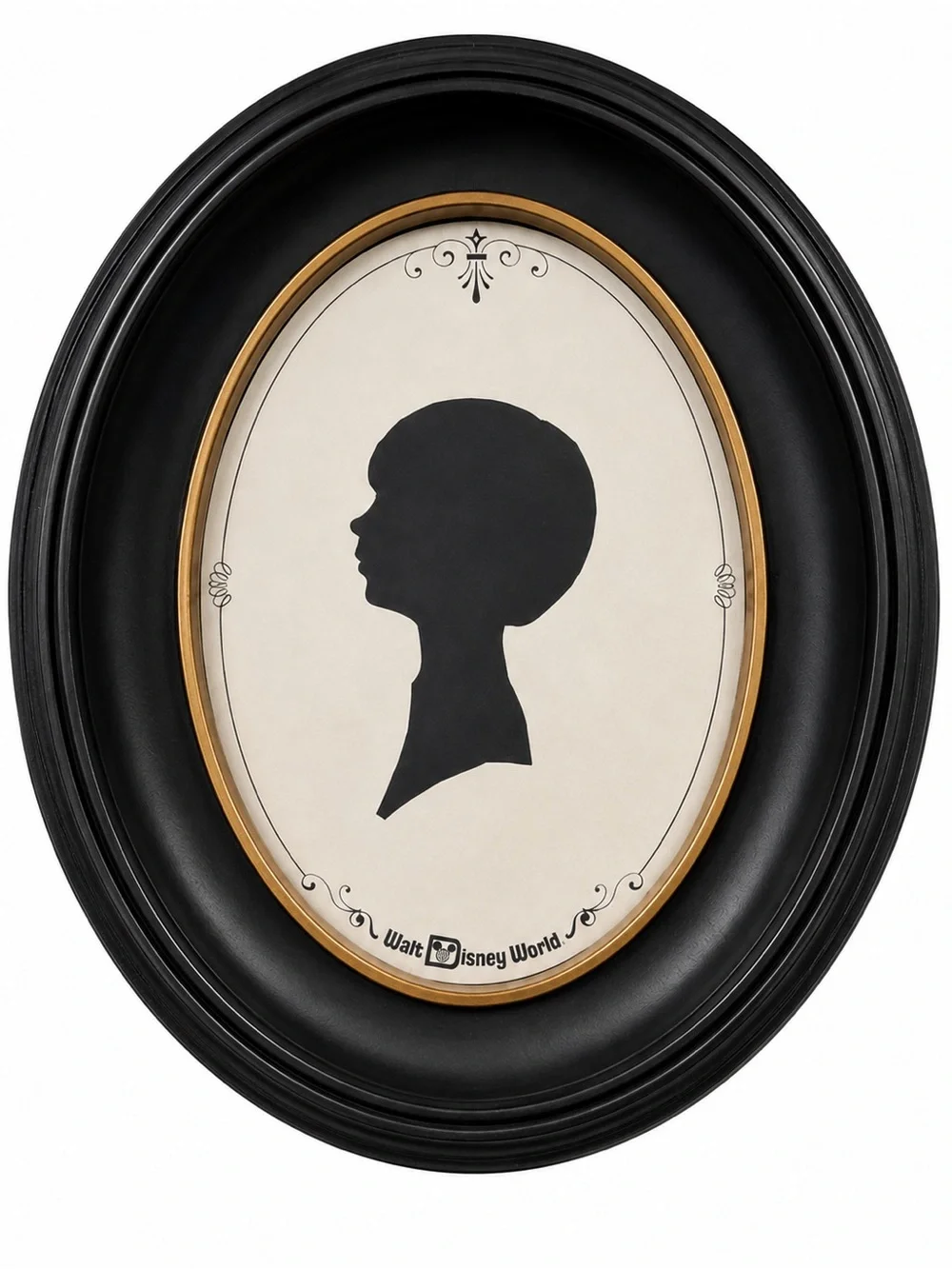 Disney Black and Gold Oval Picture Frame